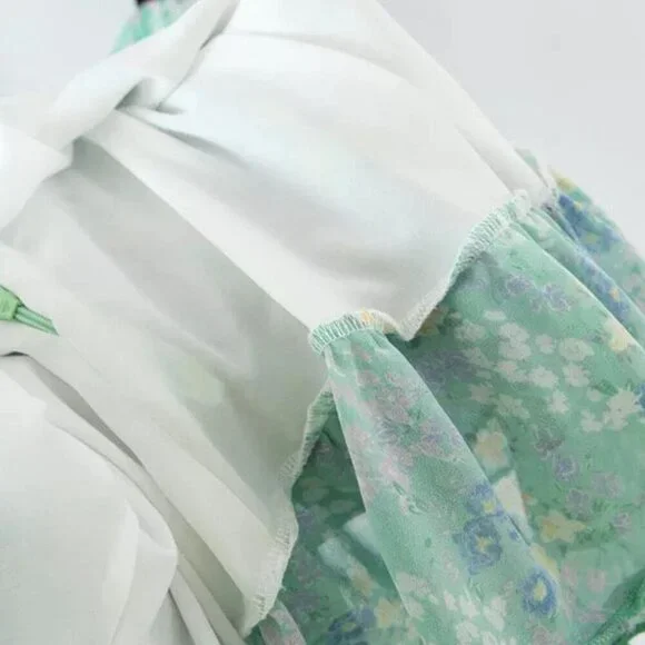 Mini Tie On Shoulder Dress Spring - Picture 5 of 9